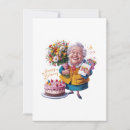 Search for funny old lady birthday invitations Sassy grandma birthday