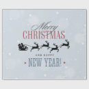 Search for reindeer silhouette wrapping paper Snowflakes