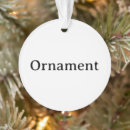 Search for plastic christmas tree decorations Blank