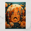 Search for ghost design postcards Witch