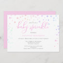 Search for colourful confetti invitations Baby sprinkle