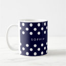 Search for navy blue polka dots mugs Pattern
