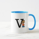 Search for monogram v mugs Charlie brown