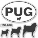 Search for pug bumper stickers Canine