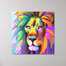 Search for abstract lion art Colourful