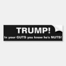 Search for nuts bumper stickers 2016