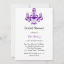 Search for chandelier bridal shower invitations Modern