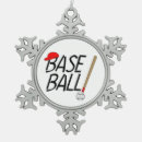 Search for baseball bat christmas tree decorations Sport