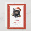 Search for black cat christmas cards Cute
