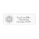 Search for astrology return address labels Vintage