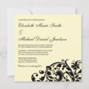 Search for black ivory wedding invitations Flourish