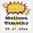 Search for pop wedding stickers Black and white