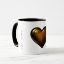 Search for golden heart mugs Modern