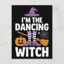 Search for witches dance postcards Spooky