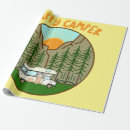 Search for happy camper wrapping paper Adventure