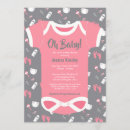 Search for pink gray baby shower invitations For kids