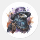 Search for raven bird stickers Watercolor