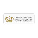Search for prince baby shower return address labels Royal