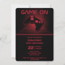 Search for gamer birthday invitations Modern