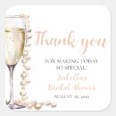 Search for champagne party stickers Bride