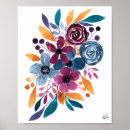 Search for navy blue and gold posters For her