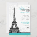 Search for eiffel tower baby shower invitations Modern