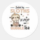 Search for cute bubble tea stickers Sloth