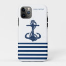Search for navy blue and white stripes iphone cases Nautical