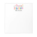 Search for teachers notepads Teacher appreciation