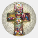 Search for vintage religious easter stickers Cross