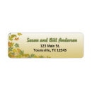 Search for gold leaf return address labels Autumn