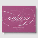 Search for simple wedding guest books Calligraphy