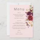 Search for pink menus Burgundy