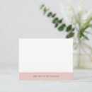 Search for pink rose note cards Simple