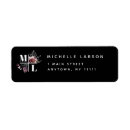 Search for monogram floral return address labels Chic
