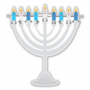 Search for funny candle stickers Jewish holiday