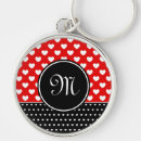 Search for red polka dot key rings Chic