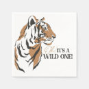 Search for tiger napkins Orange and black