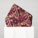 Search for burgundy and gold tissue paper Flowers