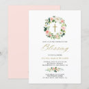 Search for baby blessing invitations Gold