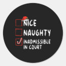 Search for naughty or nice list stickers Humour