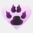 Search for heart shaped paw stickers Canine