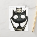 Search for black and white drawing postcards Funny
