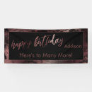 Search for black rose gold marble Birthday party