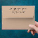 Search for black lined envelopes Return address