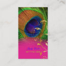 Search for feather business cards Peacock