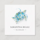 Search for turtle business cards Watercolor