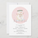 Search for a snowman with baby shower invitations Baby its cold outside