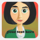 Search for female artist stickers Woman