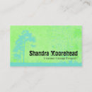 Search for success business cards Blue